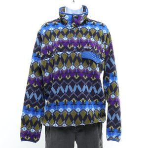Vintage Patagonia Womens Lightweight Synchilla Fleece Pullover XS Blue/Purple